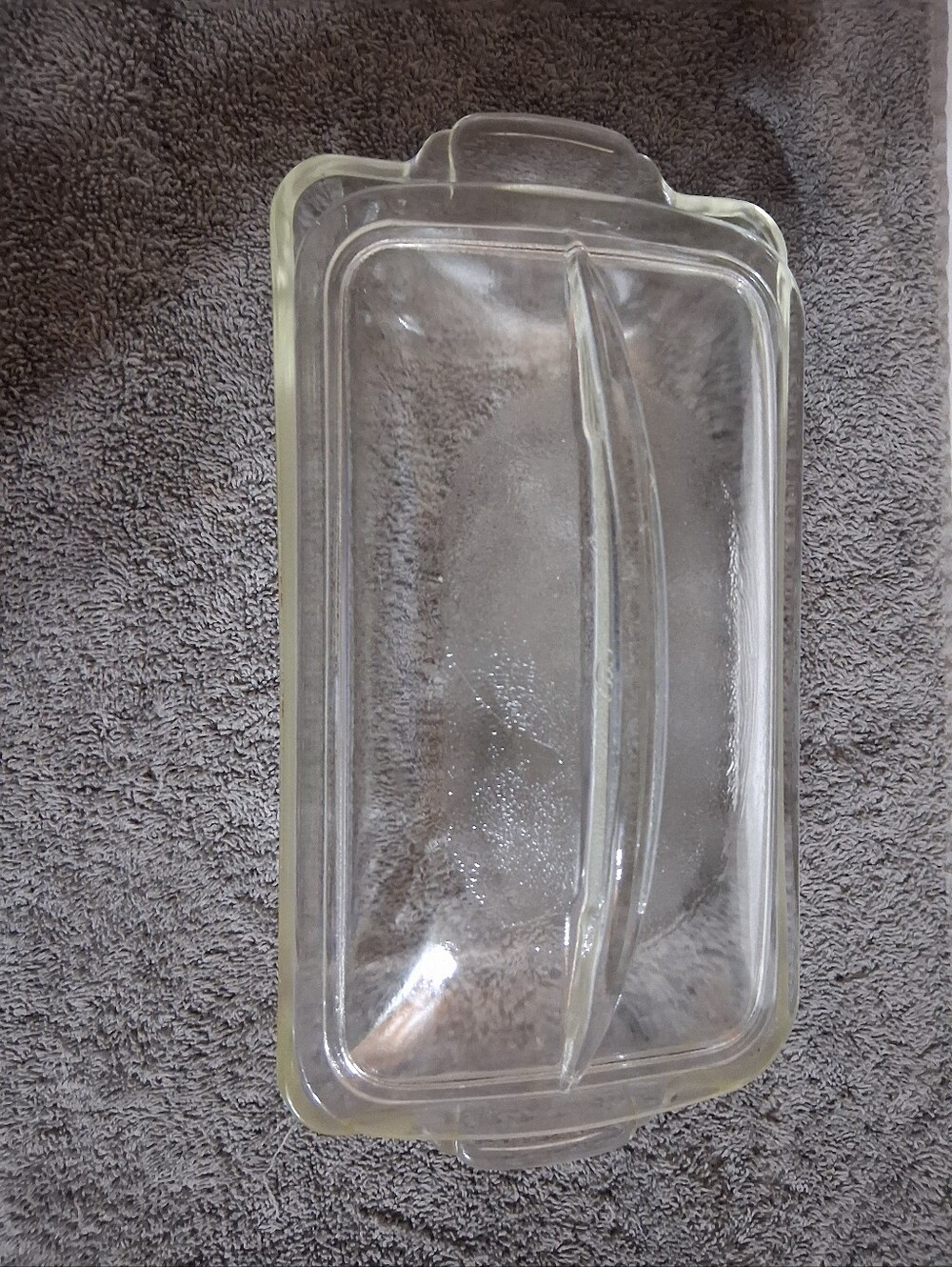 Vintage PYREX Clear Glass Loaf PAN